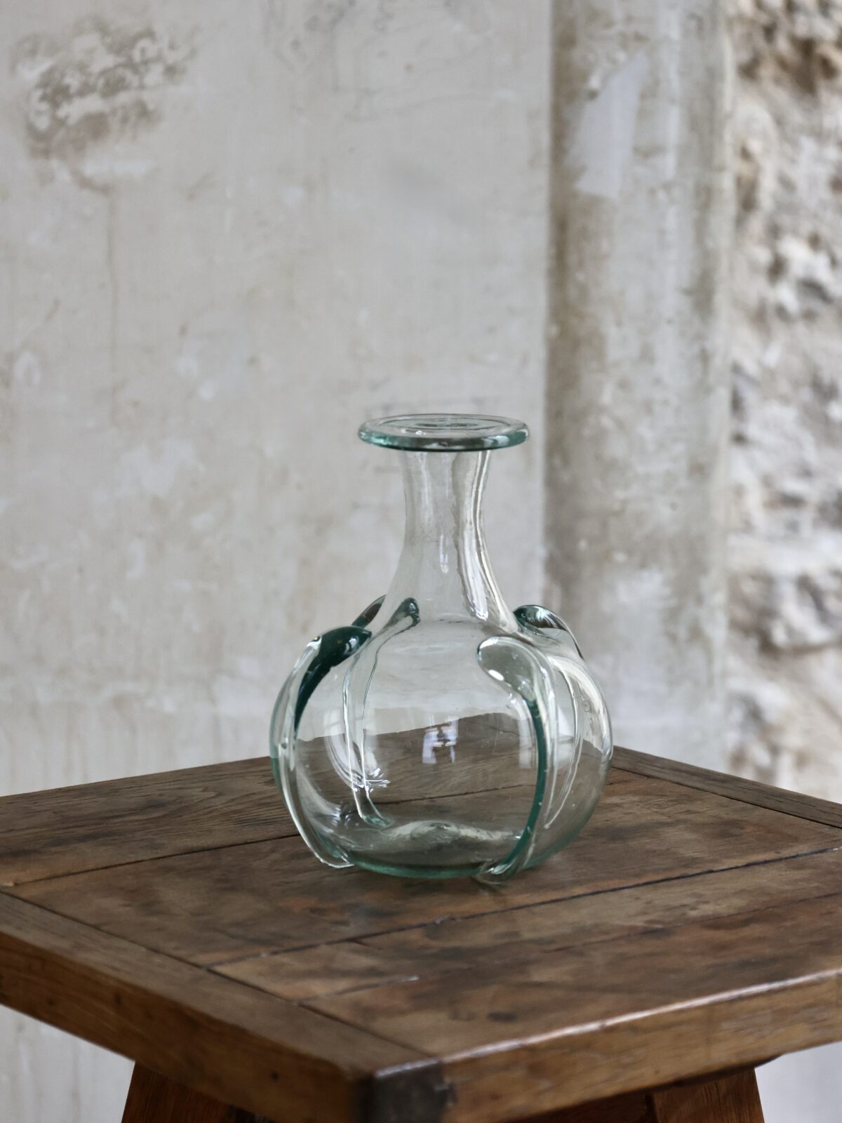 Verrerie artisanale en verre recyclé