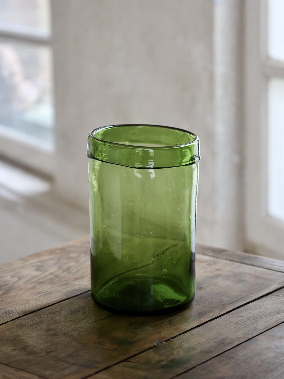 Fait à la main en verre recyclé
