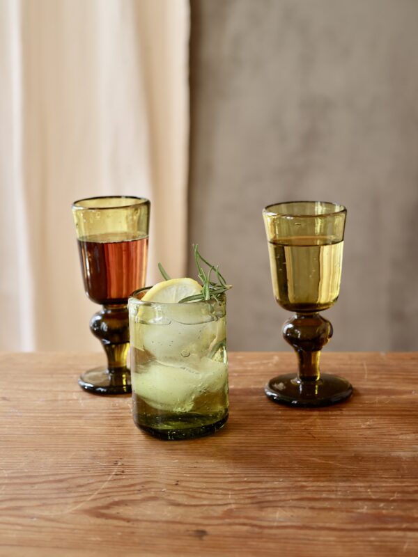 murano-moyen-miel-verre-a-boire-verre-souffle