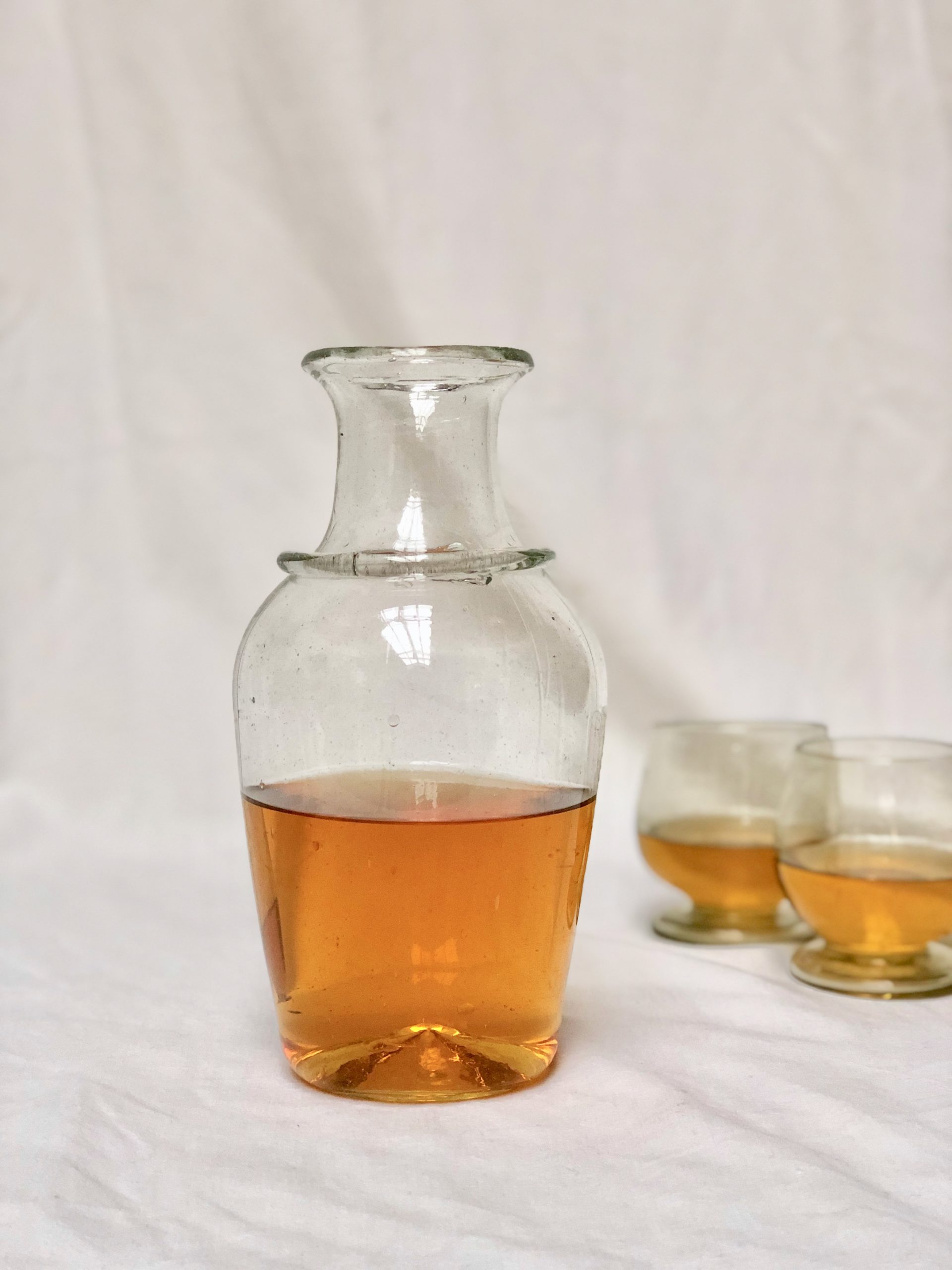 verre recyclé soufflé à la bouche