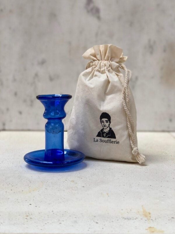 Porta Candele Piccolo Dark Blue