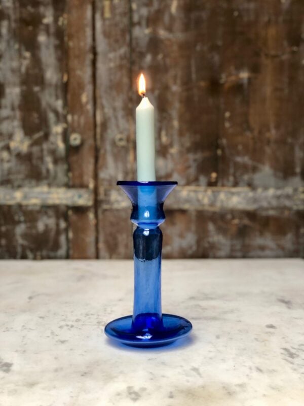 Porta Candele Dark Blue