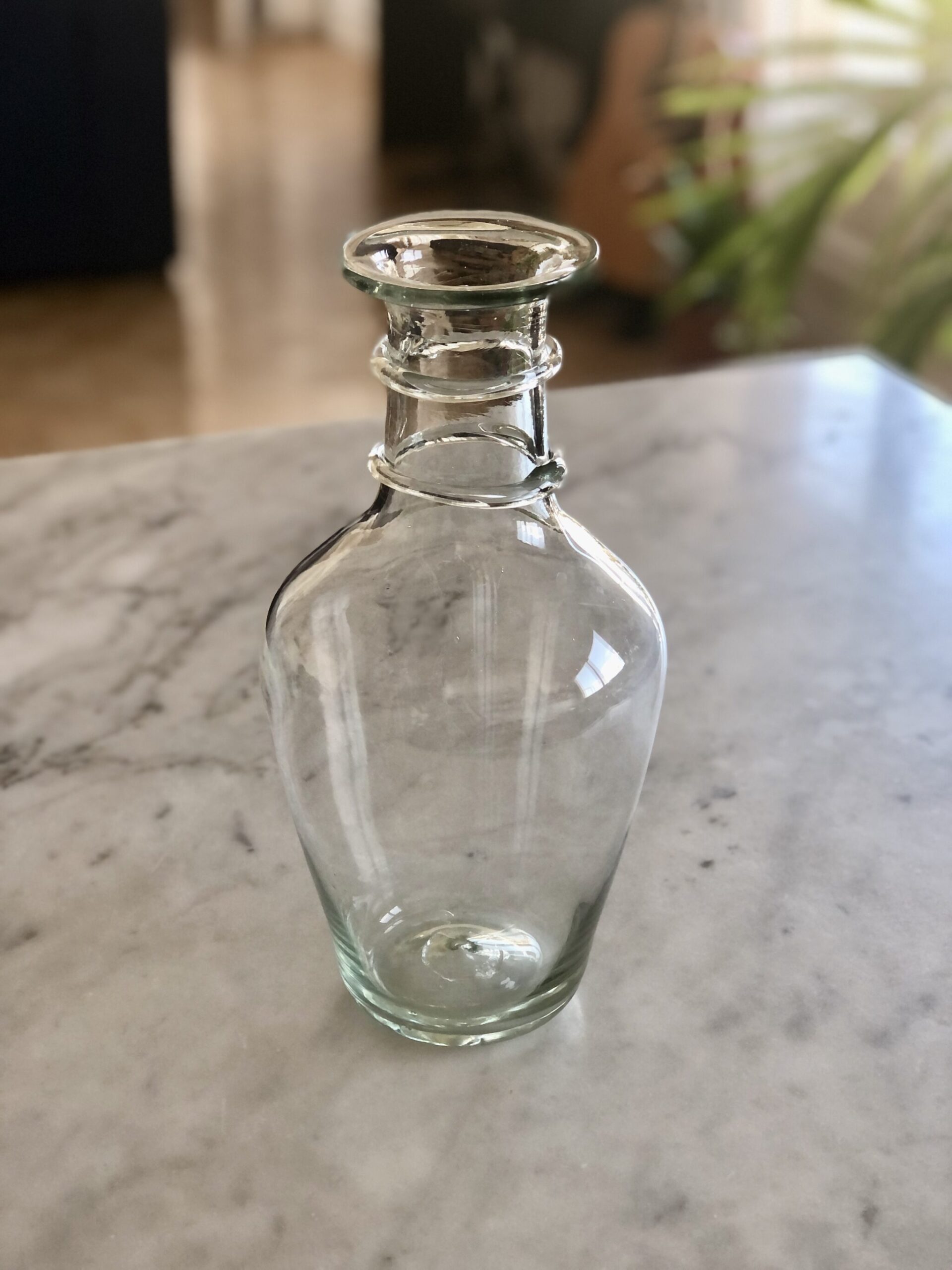 Fait main en verre recyclé