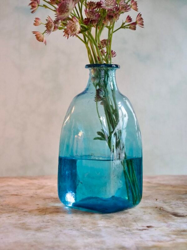 Bouteille Carré Grand Turquoise