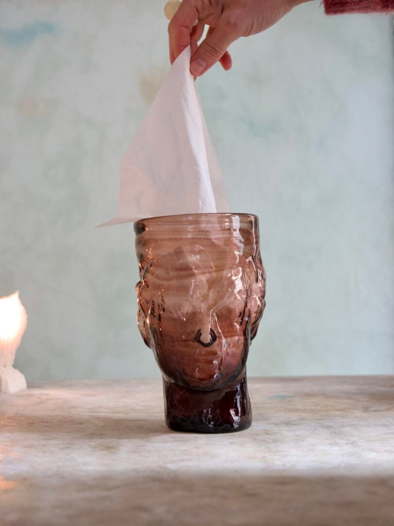 la-soufflerie-roma-vase-framboise-mouth-blown-recycled-glass
