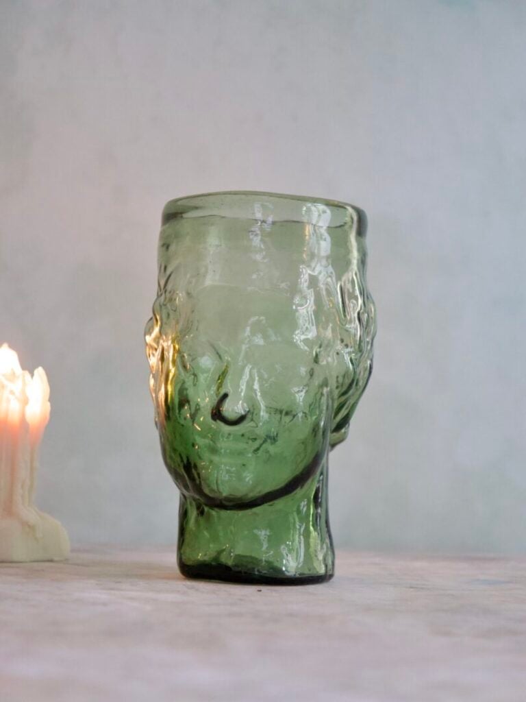 la-soufflerie-roma-vase-vert-fume-mouth-blown-recycled-glass