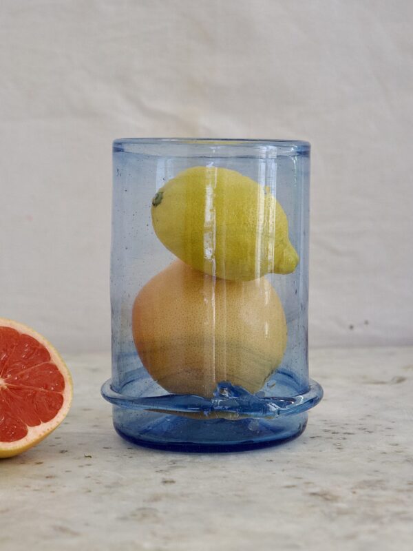 Vase Boudin Bas Light Blue