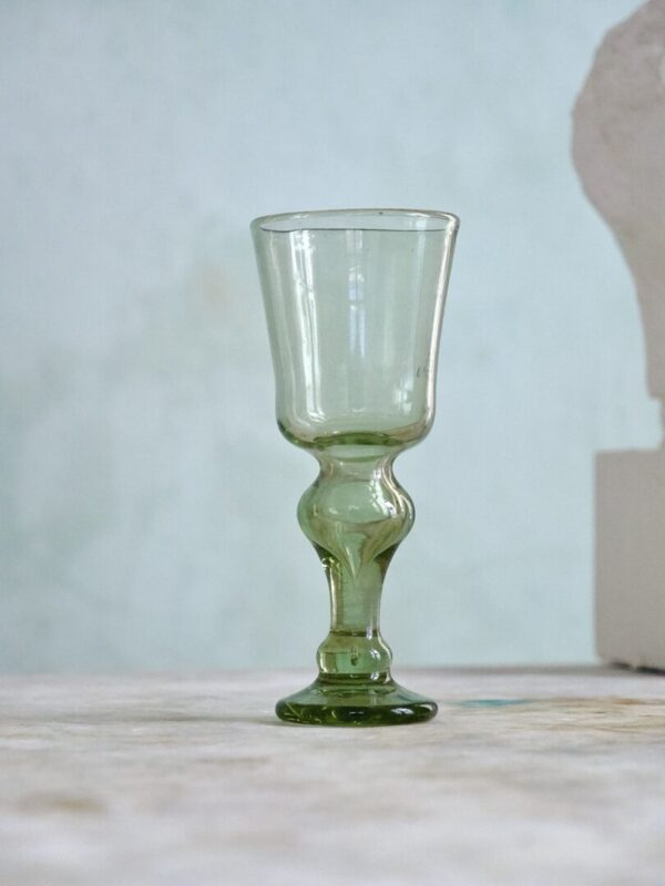 la-soufflerie-white-wine-glass-vert-fume-footed-drinking-glass-mouth-blown-recycled-glass