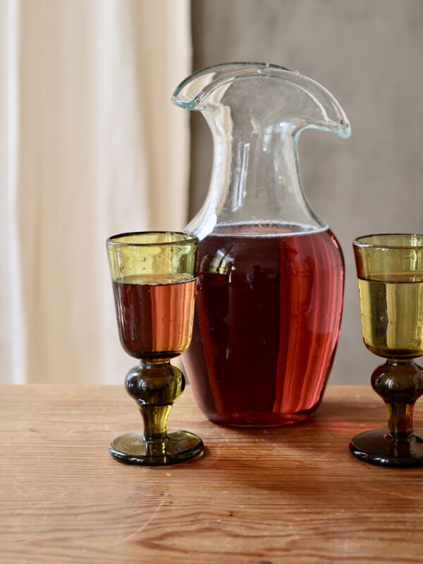 la-soufflerie-white-wine-glass-miel-verre-recycle-fait-main