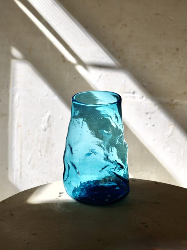 kana-big-vase-turquoise-verre-recycle