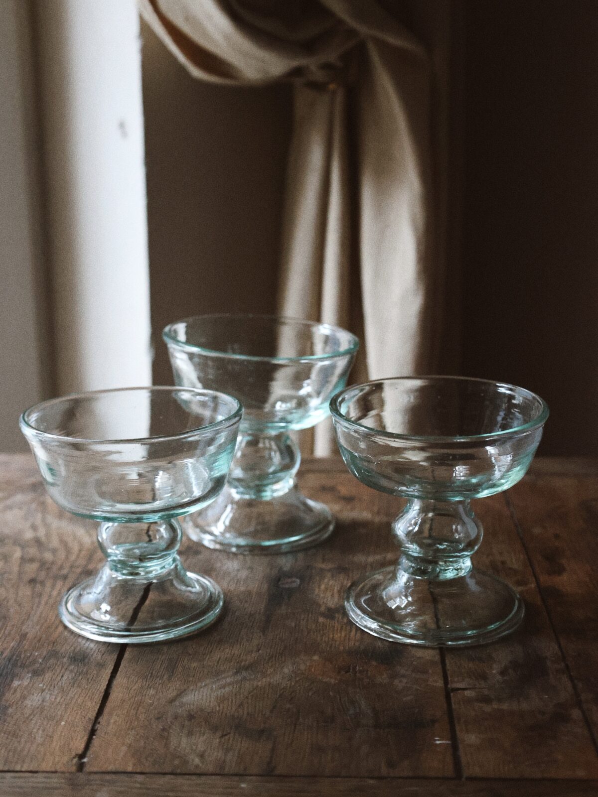Verre à boire artisanal en verre recyclé