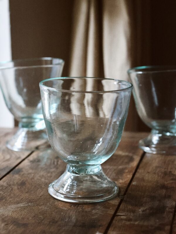 Handmade stemmed glass